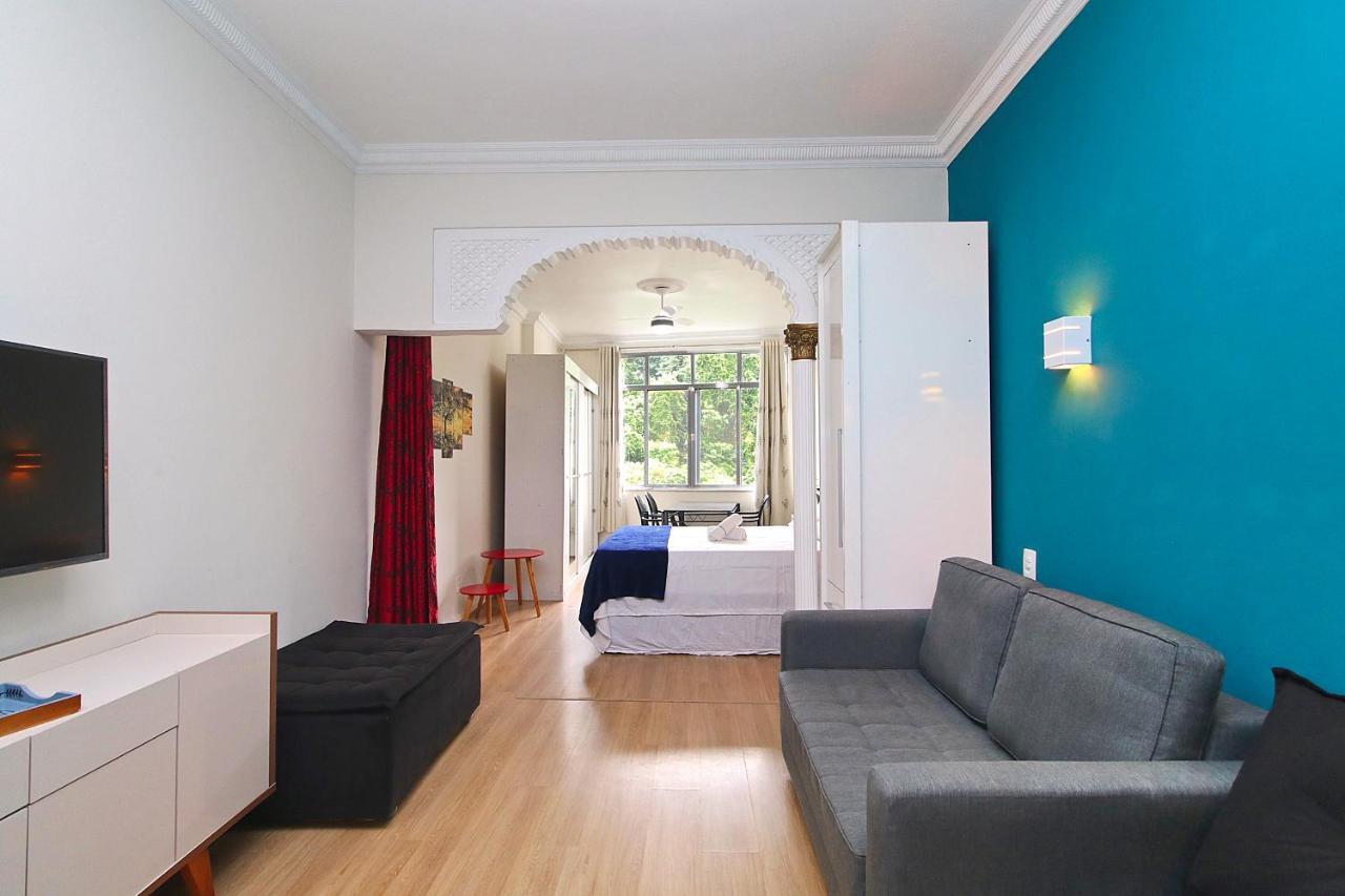 Апартаменты Fantastico 1 Quarto E Sala Em Copacabana Com Vista Para Natureza Рио-де-Жанейро Экстерьер фото